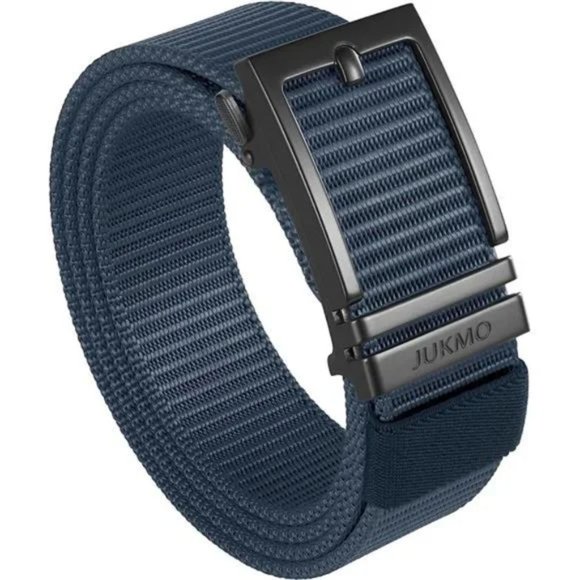 Ratchet Belt for Men, Nylon Web Tactical Belt with Automatic Slide Buckle - Picture 1 of 6